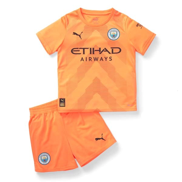 Camiseta Manchester City Portero Niños 2022 2023 Rosa